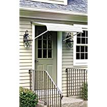 Check this out at Amazon Home Depot Doors, Awning Over Door, Outdoor Window Awnings, Front Door Awning, Door Overhang, House Awnings, Aluminum Awnings, Porch Awning, Metal Awning