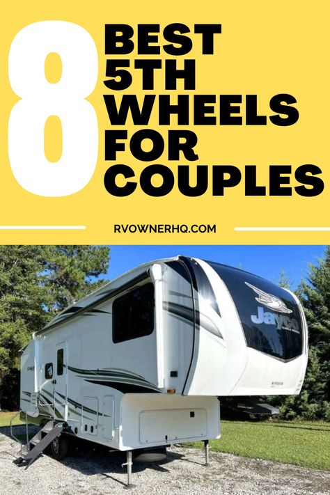 Fifth-wheel campers are among the most luxurious and feature-rich RVs on the road. They’re also one of the best options for couples seeking the crackle of a campfire and starry nights. However, with hundreds of models available, selecting one specifically designed for couples can be challenging. The good news though is there are many fifth wheels designed with couples in mind. So to assist those looking for the perfect couple’s fifth wheel, we created this blog post. 5th Wheel Camper, Fifth Wheel Campers, The Perfect Couple, Fifth Wheels, Starry Nights, Pan American, 5th Wheels, Fifth Wheel, Perfect Couple