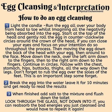 Egg Cleanse Interpretation Chart, Egg Spells Witchcraft, Egg Limpia Reading, Egg Cleansing Reading, Egg Cleansing Ritual, Cleanse Meaning, Egg Cleanse, Magical Herbs Witchcraft, Protection Rituals