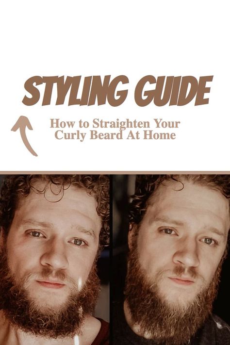 When compared to a straight beard, a curly beard looks thicker, fuller, and more natural. However, it can also be a nightmare for most men. For starters, a curly beard is hard to wash, style, and maintain, and top of that it is susceptible to knots and tangles. In this piece, we find out How to straighten a curly beard at home, and how to maintain a straightened beard! Chek it out on WiseBarber! Beard Styles, Curly Beard Styles, Self Haircut, Curly Beard, Beard Tips, How To Cut Your Own Hair, Beard Look, A Nightmare, Hair And Beard Styles