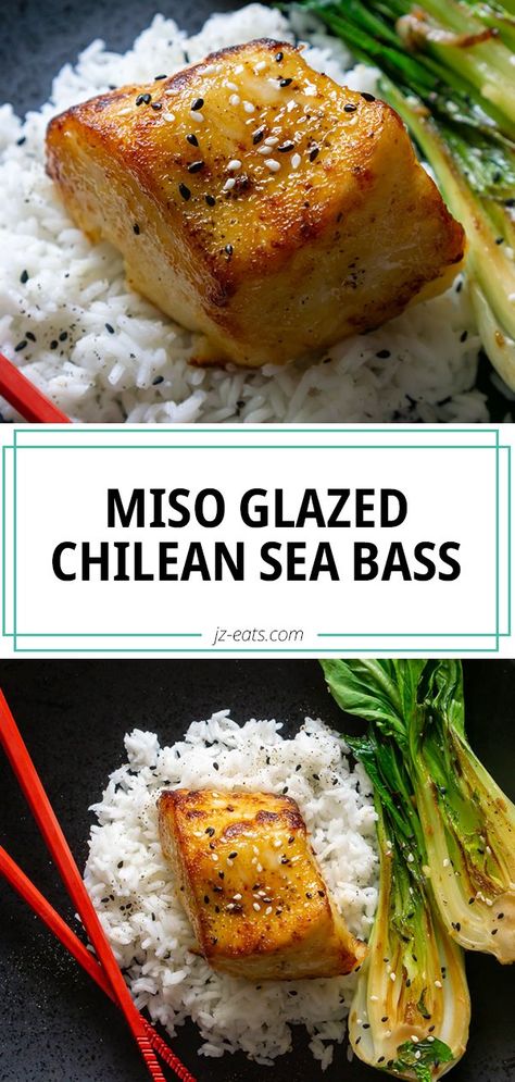 Ever wanted to learn how to cook Chilean sea bass? Now's your chance with this incredibly tasty and simple Air Fryer Chilean Sea Bass recipe that is bound to impress! #chileanseabass #fishrecipes #chileanseabassrecipe #seabassrecipes #seafoodrecipes Sea Bass Soup, Chilean Sea Bass Miso Glaze, Chilean Sea Bass Recipe Honey Soy, Best Chilean Sea Bass Recipe, See Bass Recipe, Miso Seabass Recipe, Sea Bass Side Dishes, Sand Bass Recipe, Miso Glazed Sea Bass Recipes