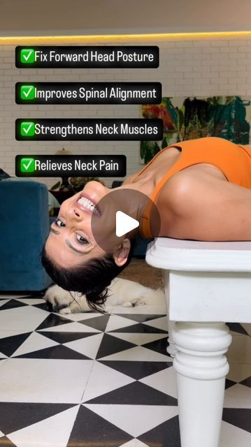 Yogini and Lifestyle Influencer on Instagram: "Are you struggling with forward head posture and neck pain? 🤕  Check out this easy exercise designed to improve your spinal alignment while stretching and strengthening the neck muscles crucial for maintaining proper head, neck, and shoulder alignment. These exercises not only help forward head posture & relieve neck pain but also restore mobility, flexibility and strength!! @l  #YogaWithSunaina #NeckPain #SpinalAlignment #PostureCorrection" Gentle Neck Stretches, Forward Neck Posture Exercises, Neck Mobility Exercises, Exercise For Neck Pain, Neck Stretches For Pain, Neck Strengthening Exercises, Neck Pain Relief Stretches, Neck Strengthening, Mobility Flexibility