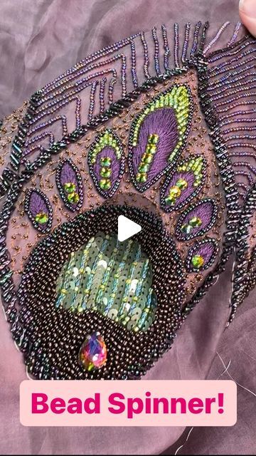 Kat Waters | One of my favourite tambour embroidery tools - I’m not interested in picking beads up individually, so if I can’t find the right colo... | Instagram Tambour Pattern, Bead Spinner, Diy Ripped Jeans, Tambour Beading, Tambour Embroidery, Knit Ideas, Embroidery Tools, Not Interested, Told You