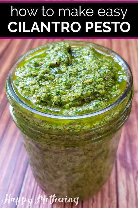 Pesto Rice Recipes, Pesto Rice, Gluten Free Pasta Dishes, Best Salsa Recipe, Homemade Pesto Recipe, Easy Sauce Recipe, Pasta Sauce Recipe, Cilantro Pesto, Easy Pasta Sauce