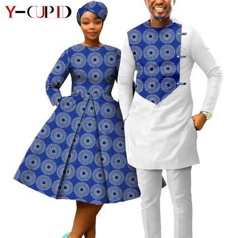 African Couple Outfit Matching, Couples Outfits Matching, African Print Dresses For Women, African Couple, Couples African Outfits, Africa Clothing, Wedding Outfits For Women, Shweshwe Dresses, Latest African Men Fashion