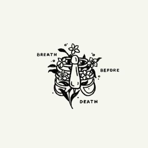 Astma Tattoos, Breath In Breath Out Move On Tattoo, Small Lung Tattoo Ideas, Your City Gave Me Asthma Tattoo, Respiratory Tattoo Ideas, Lung Disease Tattoo, Heart And Lungs Tattoo, Asthma Tattoo Ideas, Lungs Drawing Simple