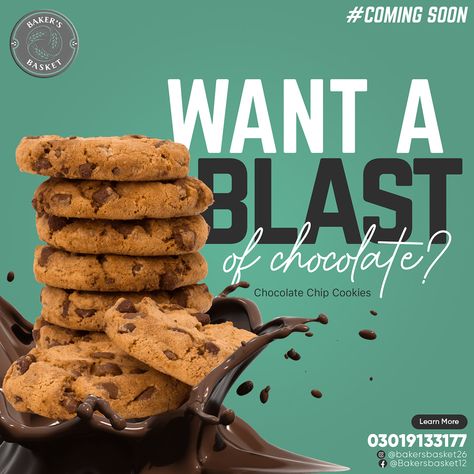 Social Media Posts | Bakery :: Behance Mcdonald Menu, Chocolate Biscuits, Food Branding, Food Advertising, Food Graphic Design, Creative Advertising, Chocolate Cookies, Social Media Posts, Media Design