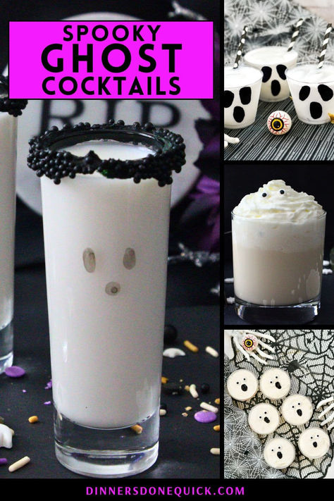 Get your Halloween party started with these spooky ghost cocktails! From Ghostly Piña Coladas to Bloody Ghost Cocktails and more, this recipe roundup is perfect for any Halloween celebration. Serve up delicious and easy-to-make drinks that your guests will love. Try the Drunk Ghost, Ghost Jello Shots, or a Screaming Ghost Cocktail today! #HalloweenCocktails #SpookyDrinks #GhostCocktails #HalloweenDrinks Drunk Ghost Cocktail, Ghost Jello Shots, Halloween Party Drink Ideas, Spooky Alcoholic Drinks, Ghost Shots, Ghost Cocktail, Party Drink Ideas, Spooky Drinks, Halloween Cocktail Party