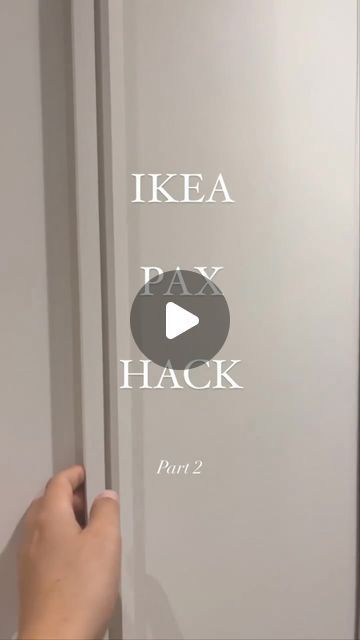 - Check more at https://howcandothis.com/diyideas/100103/ Ikea Pax 50 Cm, Ikea Forsand Door, Ikea Hemnes Wardrobe, Ikea Pax Hidden Door, Ikea Grimo Sliding Door, Home Made Wardrobe, Ikea Pax Closet Sliding Doors, Wardrobe Behind Door, Pax In Living Room