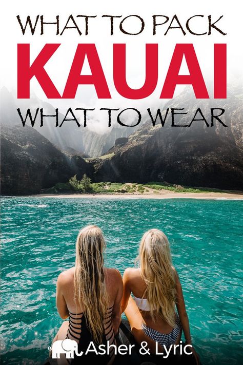 Pack For Kauai, Hawaii Trip Planning, Kauai Travel, Kauai Vacation, Packing List For Vacation, Hawaiian Vacation, Vacation Video, Vacation Packing, Kauai Hawaii