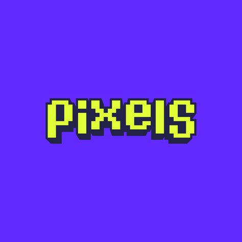 A playful brand identity for Pixels — OHMY Pixel Font, Design Studio Logo, Motion Design Video, Consumer Insights, Pixel Games, Design Technology, Studio Logo, Brand Board, Graphic Design Studios