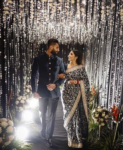 Marriage Reception Dress, Indian Wedding Reception Outfits, Wedding Matching Outfits, Bride Reception Dresses, Wedding Reception Outfit, Reception Outfits, Reception Outfit, Engagement Photography Poses, Couple Wedding Dress