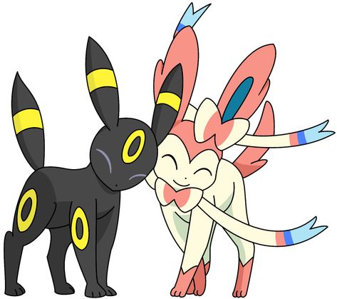 Umbreon And Sylveon, Easy Pokemon Drawings, Shiny Eevee, Pokemon Umbreon, Pokemon Eevee Evolutions, Pokemon Sketch, Pokemon Tattoo, Pokemon Eeveelutions, Cute Pokemon Pictures