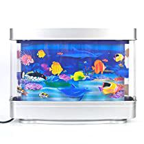 Fish Tank Night Light, Picture Lamp, Fake Fish Tank, Bubble Fish, Aquarium Lamp, Mini Aquarium, Tropical Fish Aquarium, Tropical Fish Tanks, Jellyfish Lamp