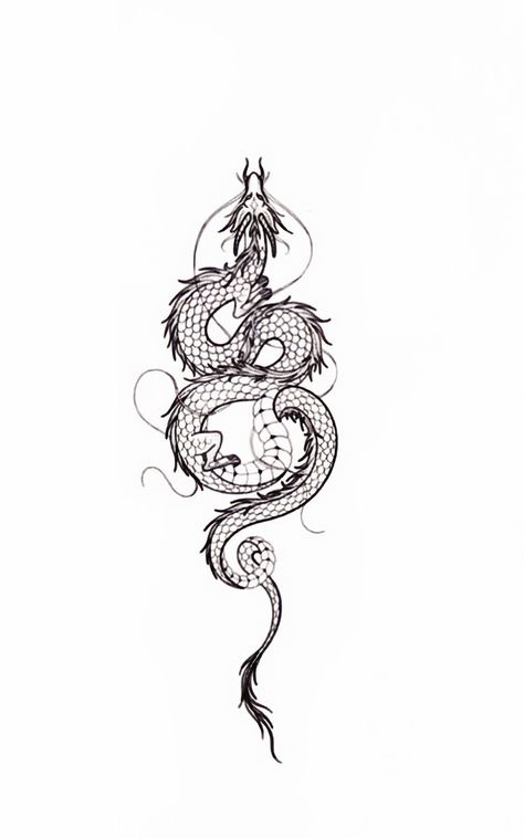 Tattoo Ideas Dragon Back, Fine Dragon Tattoo, Fine Line Dragon Tattoo, Tattoo Espalda Mujer, Dragon Spine Tattoo, Dragon Back Tattoo, Dragon Tattoo Back, Japanese Tattoo Women, Evolution Tattoo