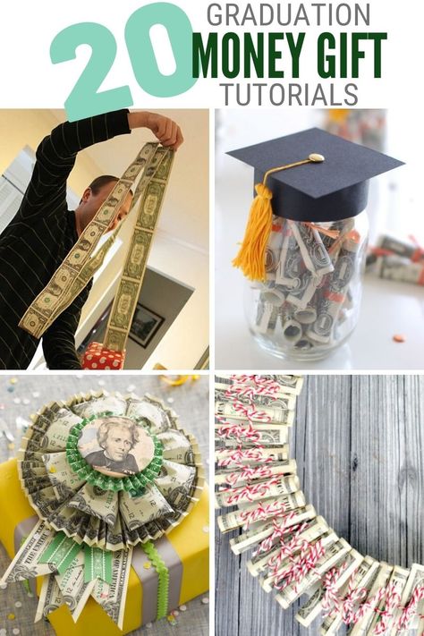 Wondering what to give as a gift for graduation? Click here for 20 Cute Graduation Money Gift Ideas each with a step-by-step tutorial. #thecraftyblogstalker #graduationmoneygifts #graduationgifts #moneygifts Money Gift Ideas For Graduation, Diy Money Gift Ideas, Graduation Party Checklist, Handmade Graduation Gifts, Gift Ideas For Graduation, Graduation Gifts For Boys, Graduation Money Gifts, Money Gift Ideas, Diy Graduation Gifts