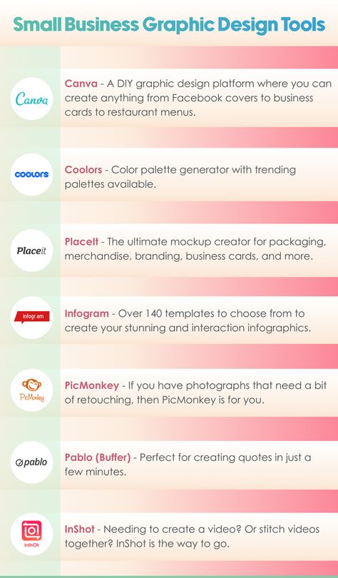 7 top small business graphic design tools, best graphic design tools for small business owners, design tools, design tips, graphic design daily, easy graphic design tools and apps Graphic Design Small Business, Small Business Graphics, Business Graphic Design, Small Business Marketing Plan, Diy Graphic Design, Crafting Business, Graphic Design Marketing, Business Graphics, Create Quotes