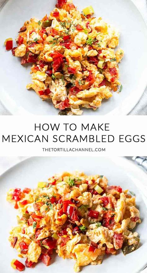 The best Mexican scrambled eggs or huevos a la Mexicana is great for breakfast or lunch. It is low carb so it fits a keto diet. Visit thetortillachannel.com for the full recipe. #thetortillachannel #Mexicanscrambledeggs #huevosalamexicana #eggrecipe #breakfast #lunch Mexican Scrambled Eggs, Breakfast Recipes With Eggs, Recipes With Eggs, Breakfast Eggs Scrambled, Egg And Grapefruit Diet, Easy Egg Recipes, Eggs Recipes, Scrambled Eggs Recipe, Prep Breakfast