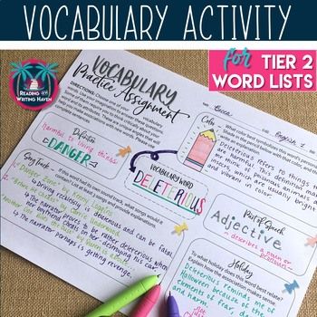 Vocabulary Words Activities, Vocabulary Graphic Organizer, Vocabulary Ideas, Vocabulary Strategies, Vocabulary Instruction, Teaching Vocabulary, To Do List Printable, Vocabulary Lessons, Word Walls