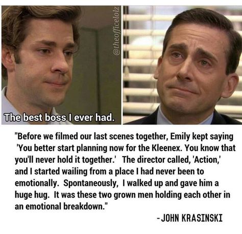 2 of my favorite actors :( John Krasinski, Office Humour, Humour, The Office Show, Office Memes, Office Quotes, Best Boss, Dunder Mifflin, Northwestern University