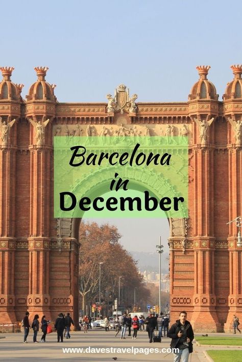 Spain In December, Barcelona In December, Barcelona In Winter, December Style, What To Do In Barcelona, Winter City Break, Barcelona Spain Travel, Spanish City, Things To Do In Barcelona