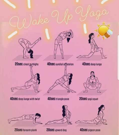 Good Night Yoga, Wake Up Yoga, Morning Yoga Routine, Easy Yoga Poses, Yoga Posen, Do Yoga, Relaxing Yoga, Easy Yoga Workouts, Body Workout Plan