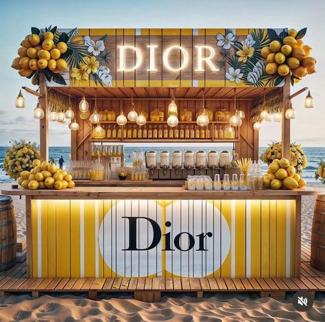 Luxury Booth Design, Target Display, Dior Beach, Bar Counter Design, Detroit Zoo, Experiential Design, Vintage Birthday Cakes, Pop Up Bar, Shore House