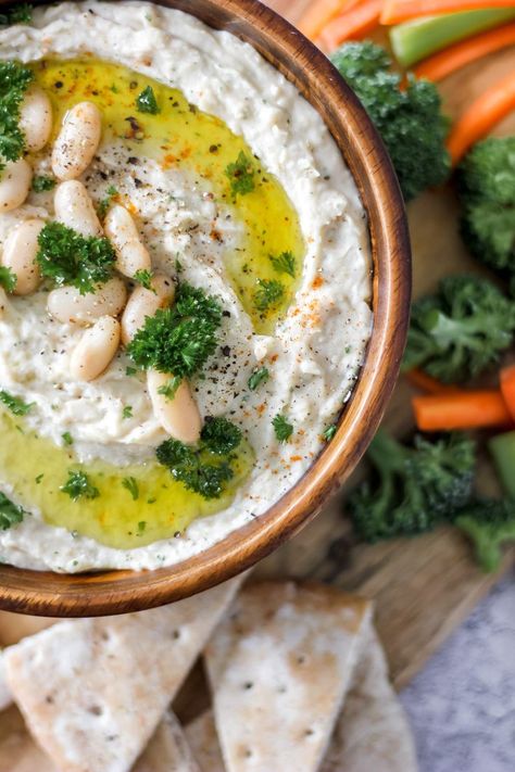 White Bean Dip With Roasted Tomatoes, Bean Appetizers, Homestead Meals, White Bean Spread, Butter Beans Recipe, Appetizer Table, Savory Dips, Bean Dip Recipes, Bunny Food