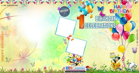 SRKGRAPHIKS Free Birthday Banner, Banner Template Photoshop, Birthday Card Template Free, Birthday Background Design, Birthday Banner Template, Flex Banner Design, Flex Banner, Birthday Banner Background, Poster Template Free