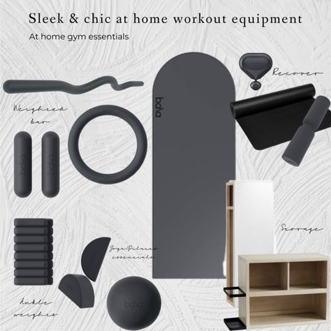 Pilates Workout Equipment, Neutral Gym Equipment, At Home Pilates Equipment, Pilates Equipment Storage, Diy Pilates Equipment, Yoga Equipment Aesthetic, Pilates Equipment Home Gyms, Pilates Equipment Aesthetic, At Home Pilates Studio