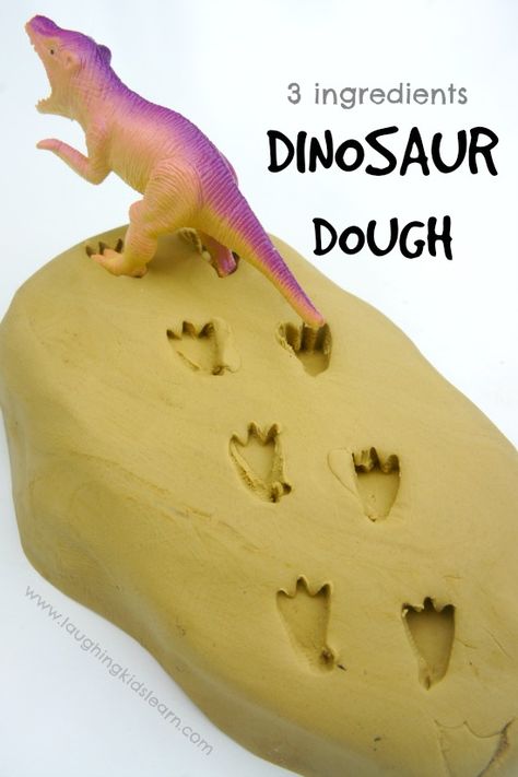 Fairy Playdough, Fairy Dough, Soft Play Dough, Fun Activity For Kids, Dinosaurs Preschool, Dinosaur Activities, Playdough Recipe, Dinosaur Crafts, Children Playing