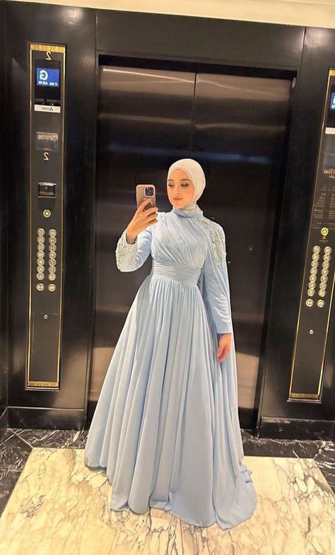 Hijab Elegant Dresses, Soiree Dresses For Hijab 2024, Dresses Soirée Hijab, Hijab Dresses Soiree, Hijabi Dresses Soiree, Hijabi Soiree, Dress For Hijab, Soiree Dresses For Hijab, Fashion Bride Dresses