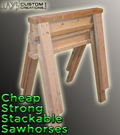 How To Build The Best Saw Horses Sawhorse Plans, Saw Horse Diy, Saw Horses, Saw Horse, Diy Projects Plans, Project Plan, Got Wood, Diy Holz, Easy Woodworking Projects