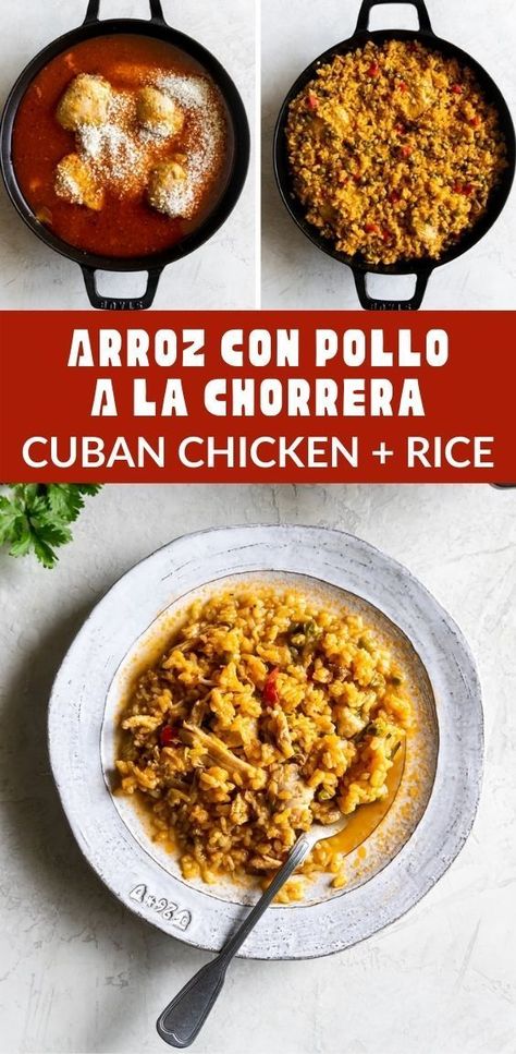 Cuban Chicken Recipes, Cuban Arroz Con Pollo, Spinach Lentil Soup, Cuban Chicken, Birthday Recipes, Pollo Recipe, Cuban Dishes, Sunday Dinner Recipes, Cuban Food