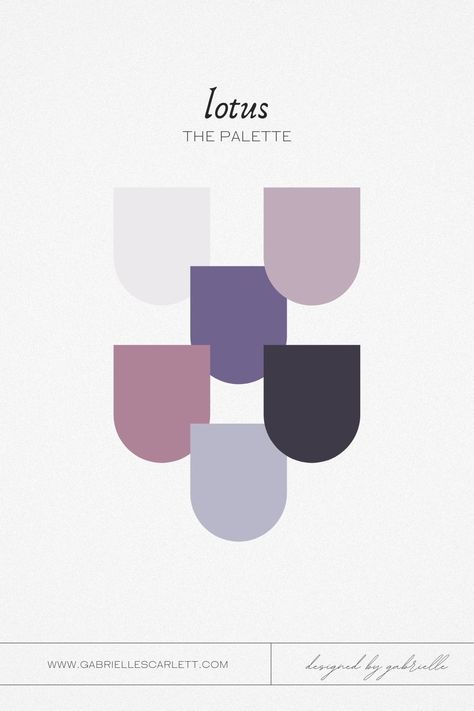 Modern Purple Color Palette, Luxury Purple Color Palette, Lilac Branding Color Palette, Purple Branding Colour Palettes, Brand Color Palette Purple, Purple Brand Palette, Lotus Color Palette, Spiritual Color Palette, Pmu Room