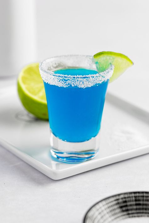 Blue Kamikaze Shot - The Littlest Crumb