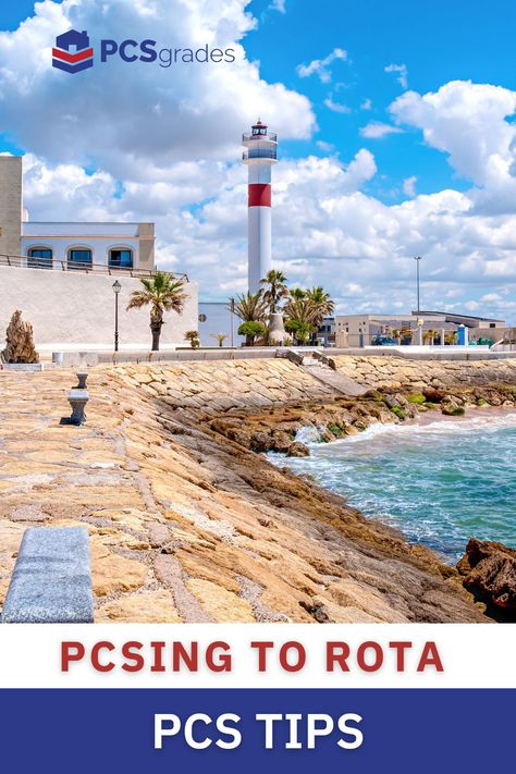 Rota, Spain...lucky YOU! Here is what you need to know before you PCS to Naval Station Rota. ⚓ #pcsing #pcstips #rota #navalstationrota #navy #milspouse Rota Spain Navy Housing, Pcs Tips, Rota Spain, Military Move, Moving Overseas, Military Humor, House Search, Spanish House, Military Family