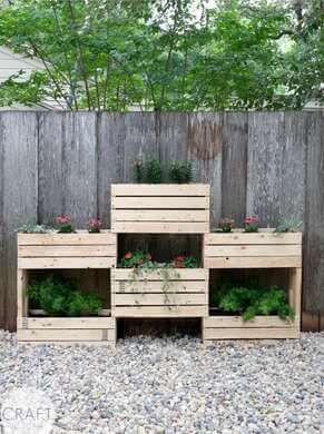 Crate Gardening, Pallet Builds, Landscape Drainage, Vertical Garden Planters, Vertical Garden Design, Herbs Garden, Vertical Vegetable Garden, Vertical Herb Garden, Vertical Planter