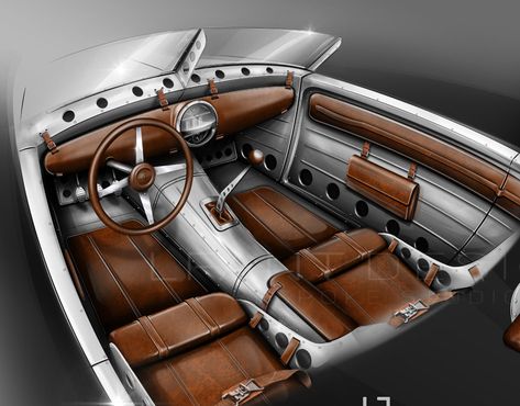 Hot Rod Interior, Street Rod Interior, Hotrod Interior, Car Cockpit, Car Interior Upholstery, Automotive Upholstery, Airplane Car, Traditional Hot Rod, T Bucket