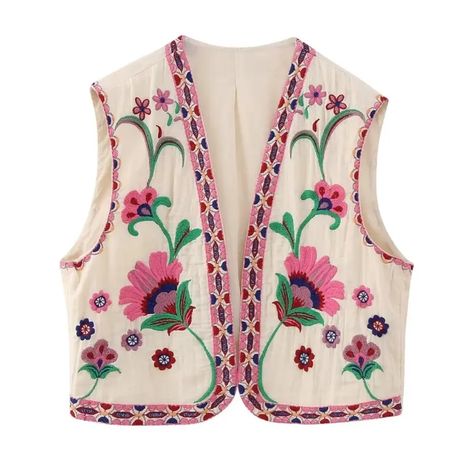 Brand New, Brand Tagged For Exposure As It’s Missing Tags Vest Jacket Outfit, Waistcoat Woman, Style Vest, Vintage Vest, Embroidered Cardigan, Weave Style, Cardigan Vest, Vest White, Sleeveless Vest