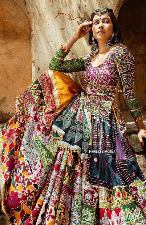 Annu's Creation - India 🇮🇳 Cotton Anarkali Suits, Garba Outfit, Garba Dress, Navratri Dress, A Soulmate, Lehenga Blouse Designs, Indian Bridal Lehenga, Traditional Indian Dress, Desi Clothes