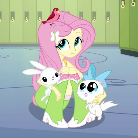 Fluttershy, Pink Hair, Hair, Pink