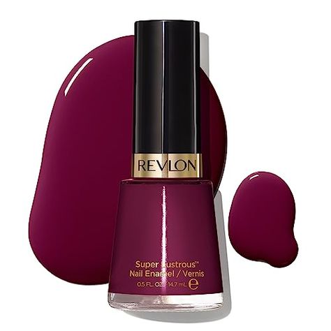 Revlon Nail Enamel, Chip Resistant Nail Polish, Glossy Shine Finish, in Plum/Berry, 570 Vixen, 0.5 oz/ 14.7ml5.98 #Beauty Revlon Nail Polish, Household Gifts, Music Fashion, Revlon, Makeup Skin Care, Men's Grooming, Skin Makeup, Beauty Tools, Summer Nails