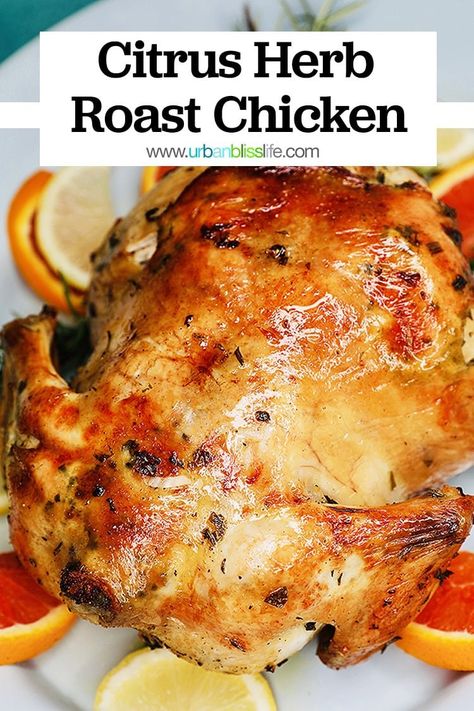 Citrus Roasted Chicken Whole, Herbs Cooking, Citrus Marinade, New York Times Cooking, Chicken Roast, Recipe Mexican, Citrus Recipes, Good Roasts, Herb Roasted Chicken