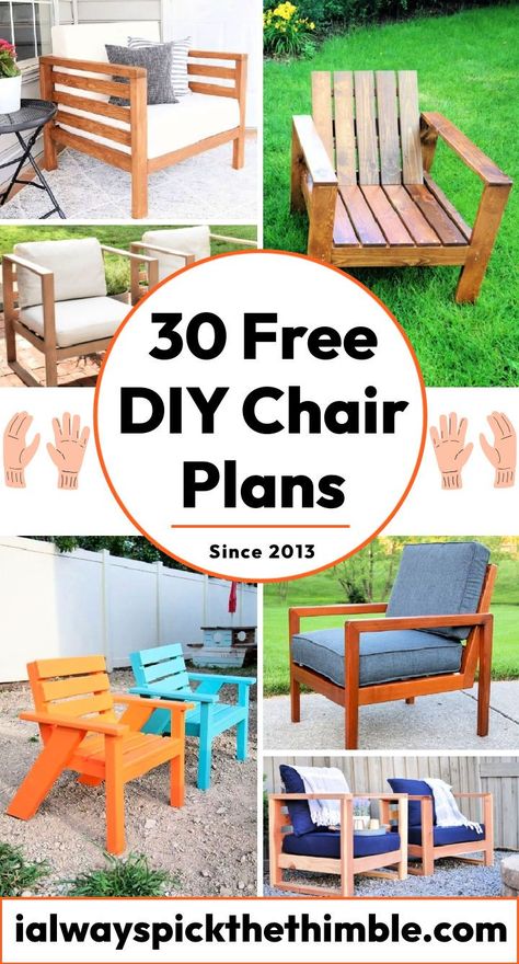 Outdoor Chairs Wooden, Outdoor Chairs Diy, Diy Chairs, Patio Chairs Diy, Wood Patio Chairs, Homemade Garden, Modern Outdoor Chairs, Wood Chairs, Indoor Chairs