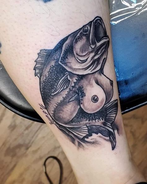 Fishing Rod Tattoo, Fishing Pole Tattoo, Unforgettable Tattoo, Bass Fishing Tattoo, Hunting Fishing Tattoo, Small Fish Tattoos, Fishing Tattoo, Carp Tattoo, Trippy Tattoo