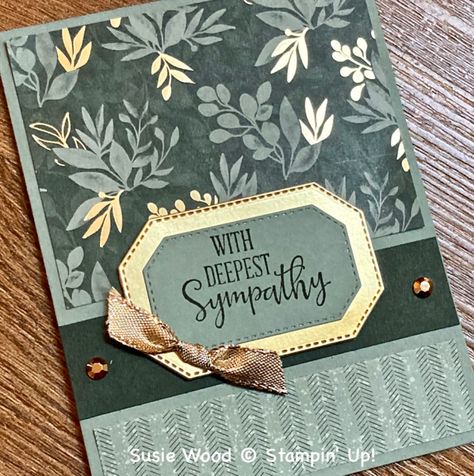 Eden’s Garden Collection – Stampalosopher Heartfelt Hexagon, Stampin Up Sympathy Cards, Santa Craft, Cards Sympathy, Designer Paper Cards, Eden Garden, Sympathy Cards Handmade, Dsp Cards, Pencil Box