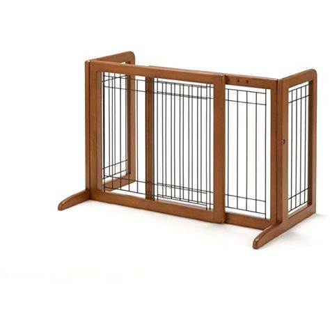 Richell 94135 Freestanding Pet Gate with Autumn Matte Finish, Small: Amazon.ca: Pet Supplies Freestanding Dog Gate, Freestanding Pet Gate, Dog Gate, Pet Gate, Dog Fence, Hard Floor, Stand Design, Door Frame, Panel Design