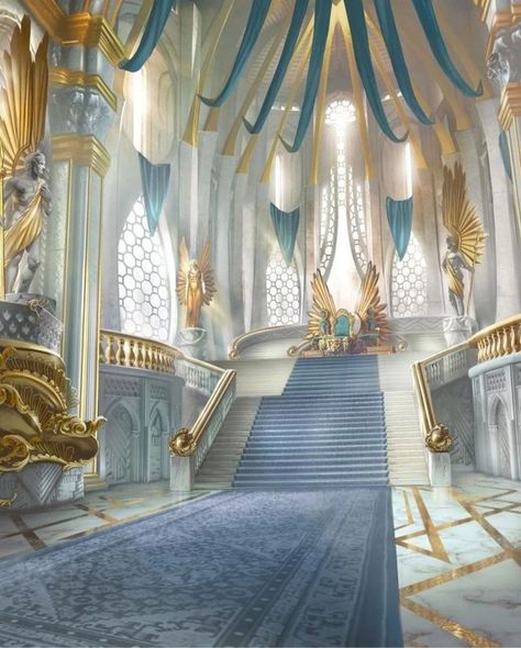 بيوت ملكية, Castle Rooms, Fantasy Rooms, Castle Aesthetic, Castles Interior, Fantasy Background, Throne Room, Fantasy City, Fantasy Castle