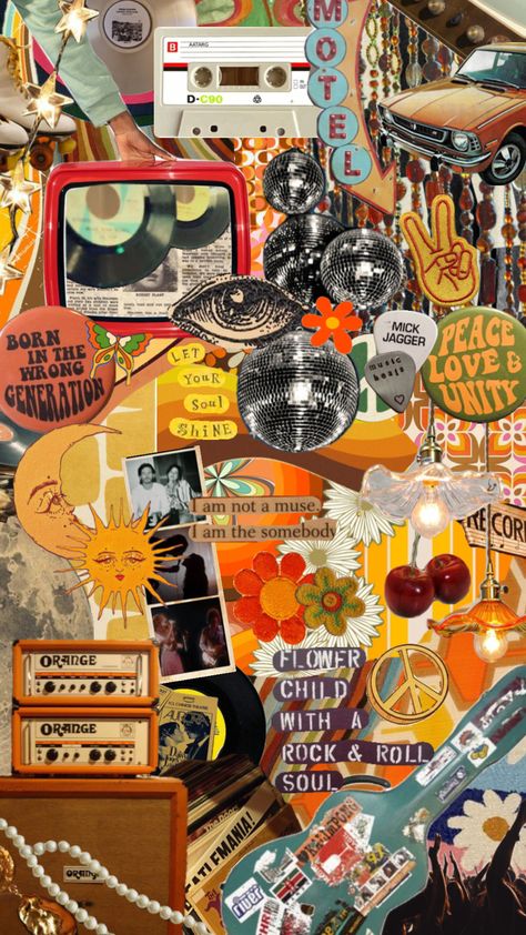 #70saesthetic #70s #moodboard #vibes Decade Party Decorations, Cool Vibes Aesthetic, Late 70s Aesthetic, 70s Vibes Wallpaper, Careless Aesthetic, 70’s Aesthetic Wallpaper, 70s Wallpaper Aesthetic, Hippie 70s Aesthetic, 70s Collage Art